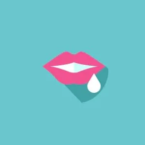 SpoonTEK - The Spoon that Elevates Taste (Beige) - cartoon image of mouth salivating