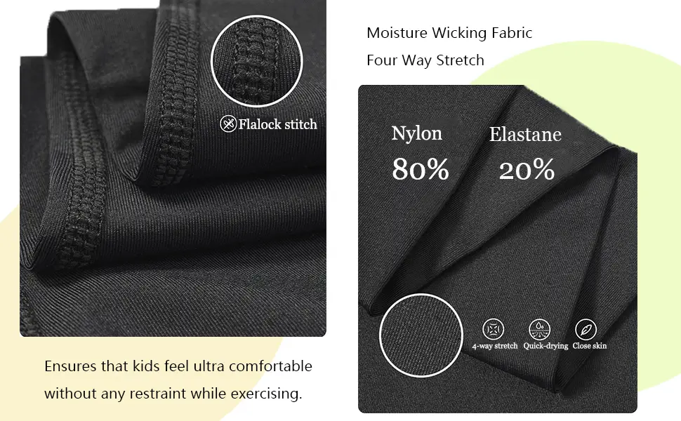 Badeke Boys 2 in 1 Running Compression Pants,Quick Drying Breathable Training Exercise Pants, Workout Athletic Legging Pants Small Light Grey - Running Compression Pants