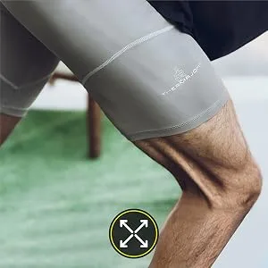 Thermajohn Compression Shorts Men Spandex Athletic Underwear with Pockets Mens Running Shorts Steel Grey X-Large - mens compression shorts