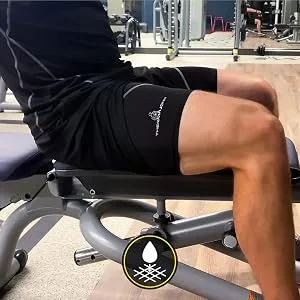 Thermajohn Compression Shorts Men Spandex Athletic Underwear with Pockets Mens Running Shorts Steel Grey X-Large - mens spandex shorts