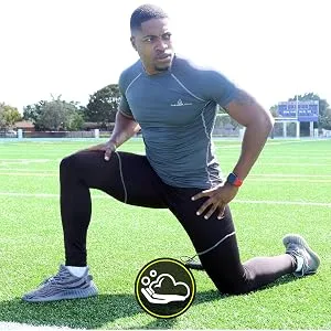 Thermajohn Compression Pants Mens, Workout Tights and Compression Leggings for Men Black Large - mens running tights