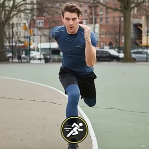 Thermajohn Compression Pants Mens, Workout Tights and Compression Leggings for Men Black Large - running pants men