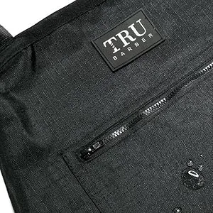 TRU BARBER Professional Apron, Barber Apron, Hair Stylist Apron, Women/Men (Black) - TB apron