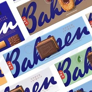Choco Wafers Dark Chocolate Cookies (10 boxes) by Bahlsen - Wafers covered with European Chocolate - 3.4 oz boxes Dark Chocolate 10 Boxes - Bahlsen Boxes
