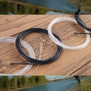 Maxcatch Fly Fishing Polyleader Line Monofilament Core for 7ft Trout and 10ft Salmon 3-6ips Floating/Sinking 10-25lb 2pcs Black Sink 3ips (Trout) 7ft 25lbs - poly leader