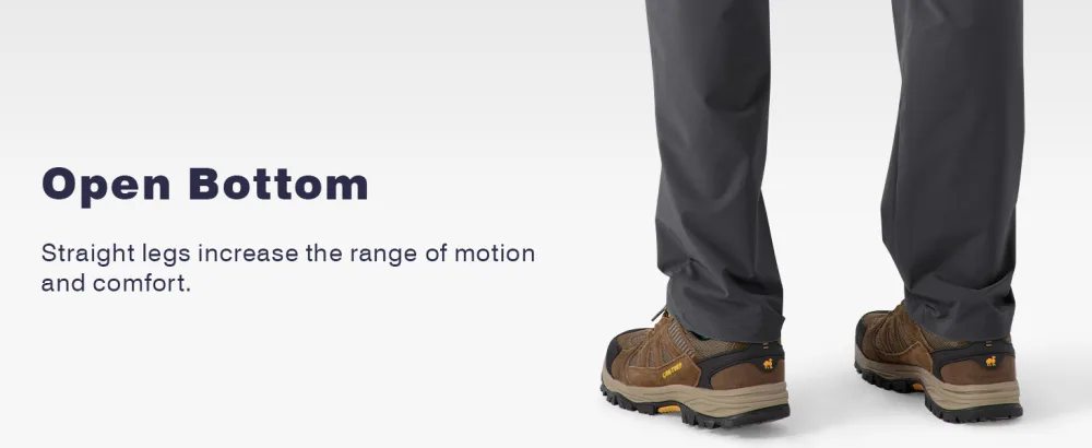 Rdruko Men's Stretch Hiking Work Pants Water Resistant Lightweight Outdoor Mountain Pants 6 Pockets Black 36 - mens hiking pants