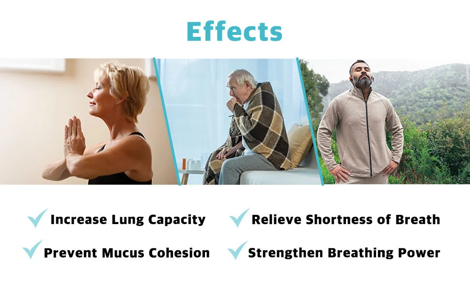 Bigbreathe IMT/PEP | Three-Mode Breathing Exerciser for Seniors, Smooth Mucus Removal, Lung Expanding Device, Easy to Use and Clean - imtpep effects
