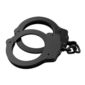 GLORYFIRE Metal Handcuffs Professional Grade Double Lock Carbon Steel in Black Perfect for Training and Daily Use - product information 3