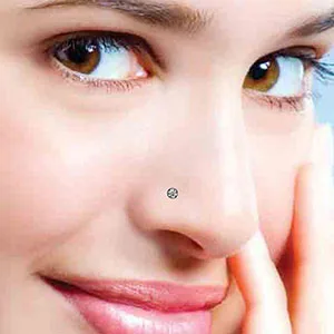 Nose Pierce Kit, SLVIEKAE Disposable Safe Piercing Kit, Nose Stud Pierce Gun with 24 Pcs Nose Studs (Silver) - Nose Pierce Kit