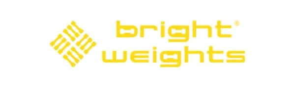 Bright Weights Waist Belt & Buckle Red Standard - Bright weights Logo