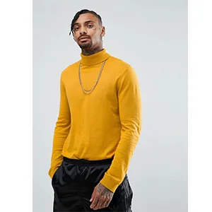 COOFANDY Men's Slim Fit Basic Turtleneck T Shirts Casual Knitted Pullover Sweaters Black Small - product information 30