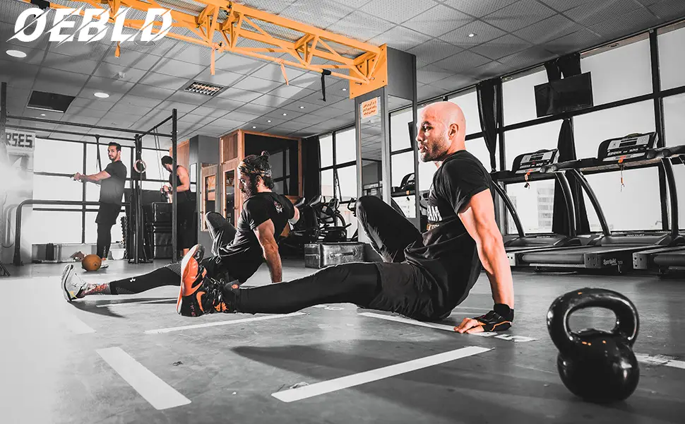 OEBLD Compression Pants Men 2 in 1 Running Pants Workout Pants for Men Gym Tights with Towel Loop Large Black - product information 26