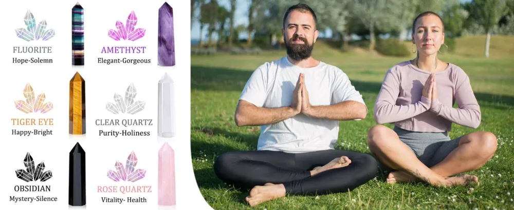 LAIDANLA Fluorite 4" Healing Crystals Wands Polishing Hexagonal Point Obelisk Natural Reiki Gemstones for Meditation Therapy Crystal Grid A-fluorite - product information 7