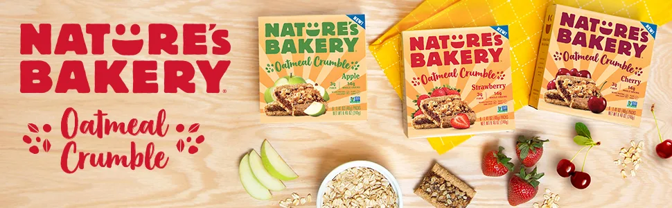 Nature's Bakery Oatmeal Crumble Bars, Apple, Real Fruit, Vegan, Non-GMO, Breakfast Bar, 6 Boxes With 6 Bars, 36 Bars - product information 11