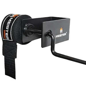 Meister Mounted Easy Hand Wrap Roller - Fits All Boxing & MMA Wraps Black - Meister Mounted Hand Wrap Roller