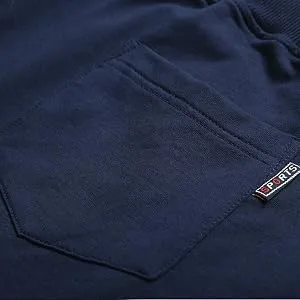 Big Boy's Casual Shorts Summer Cotton Fit Drawstring Elastic Waist Beach Shorts with Zipper Pockets 20 Navy Blue - product information 8