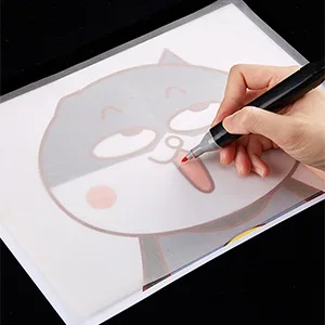 Vellum Paper, Cridoz 50 Sheets Vellum Transparent Paper 8.5 x 11 Inches Translucent Clear Paper for Printing Sketching Tracing Drawing Animation - Vellum paper