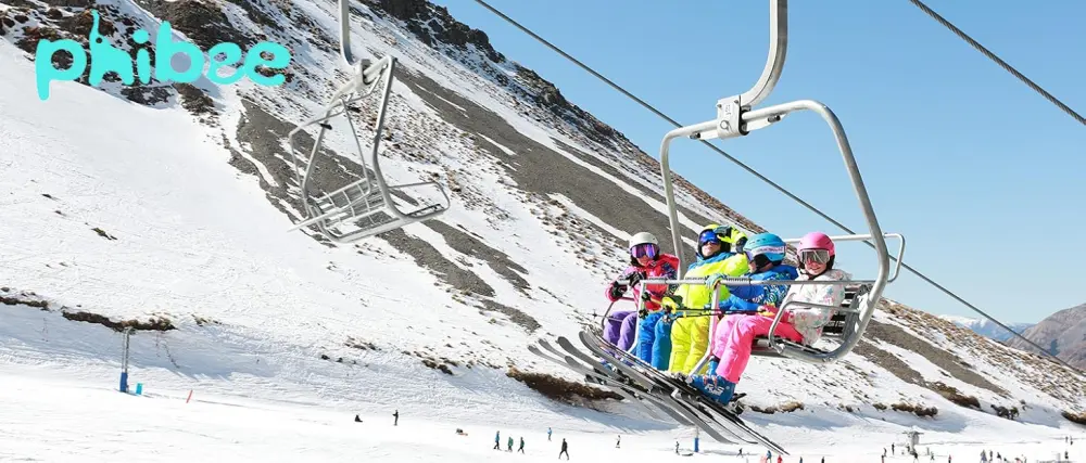PHIBEE Boys' Waterproof Breathable Polyester Snowboard Ski Pants Blue 8 - product information 1