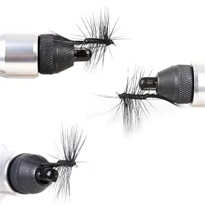 M MAXIMUMCATCH Maxcatch Rotary Fly Tying Vise Alloy Travel Vise TVC Green Fly Vise - tying vise 2