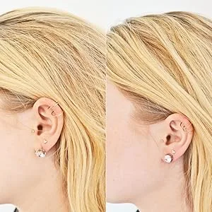 Most Secure Earring Back by Chrysmela Platinum Patented technology automatically fit and lock all types of earring posts Replace screw backs, La Pousset, butterfly backs - Chrysmela The Most Secure Earring Back with Precision Locking Technology Lifter