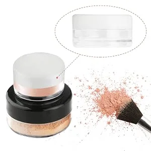 Accmor 15 Pieces Empty Clear Plastic Sample Containers with Lids 10/15/ 20 Gram Size Cosmetic Pots Jars with 5 Pieces Mini Spatulas Multi-colored - product information 3