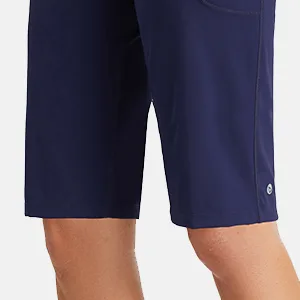 BALEAF Women's 12" Bermuda Shorts Athletic Long Shorts Knee Length Running Workout Stretch Pockets Black X-Large - product information 8