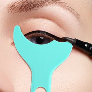 G2PLUS Mascara Shield Guard, Eyelash Makeup Applicator Tool, Eyeliner Auxiliary Tool Pads, Silicone Resusable Eyeshadow Guard Pads for Eye Makeup and Prevent Makeup Residue (Pink) - Eye Makeup tool