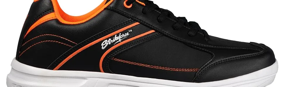 KR Strikeforce Flyer Lite Mens Bowling Shoe Red Camo with FlexSlide Technology 8.5 - KR Strikeforce flyer lite black orange bowling shoes men