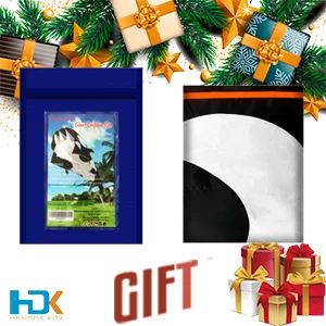 Hengda KITE-3D Kite for Kids & Adults, Huge Frameless Soft Parafoil Giant Black Dolphin Orcas Whale Breeze Kite - gift