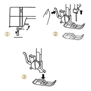 6 Pcs Rolled Hem Presser Foot, Hemming Foot Kit for Sewing Rolled Hemmer Presser Foot for Singer, Brother, Janome, Home Multifunctional Sewing Machine 6 sizes - product information 2