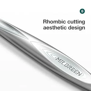 MR.GREEN Cuticle Pusher Dead Skin Remover Stainless Steel Manicure Tools Professional Cuticle Trimmer Nail Polish Peeler Scraper (Mr-2190) - 2190-300-3