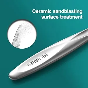 MR.GREEN Cuticle Pusher Dead Skin Remover Stainless Steel Manicure Tools Professional Cuticle Trimmer Nail Polish Peeler Scraper (Mr-2190) - 2190-300-4