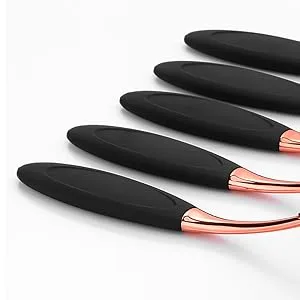 UNIMEIX Ink Blending Brush Crafting for Card Making Oval Makeup Brushes Craft Blender Brush Scrapbooking Stamping Supplies (Brown) - handle