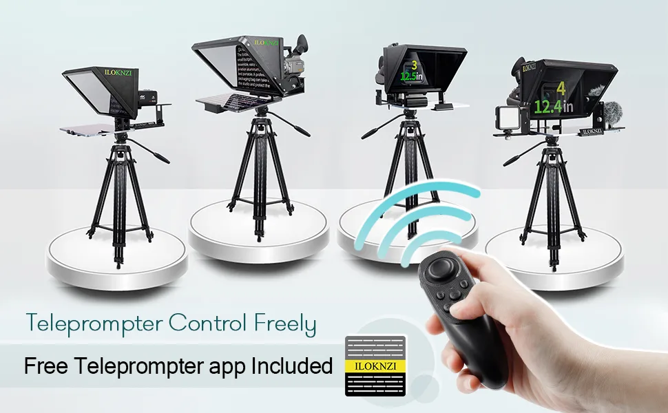 ILOKNZI Remote Control for teleprompter Includes teleprompter app V1 - ILOKNZI remote control A2