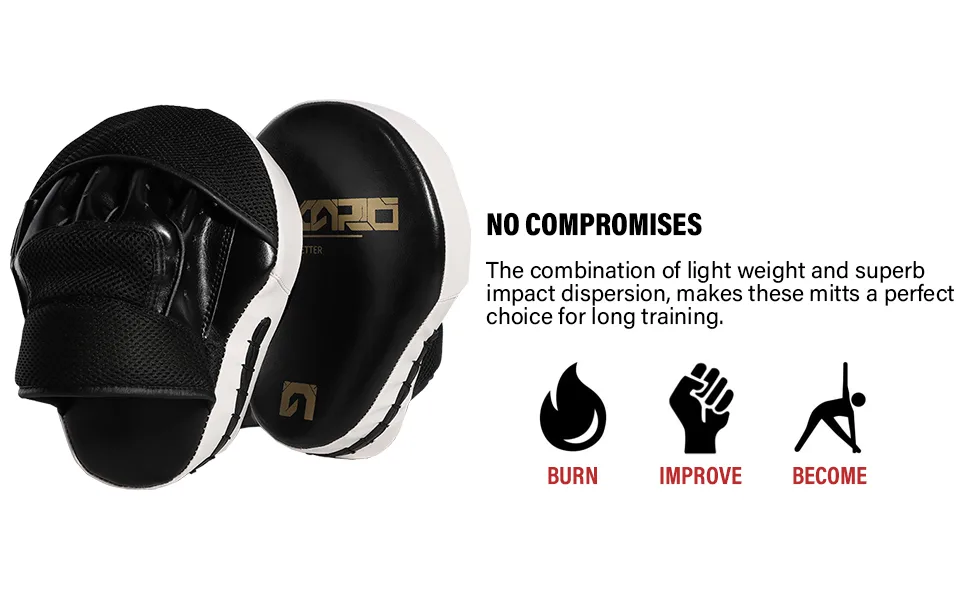 Punching Mitt, Curved Boxing Pads Training Hand Target for MMA Muay Thai, Dojo, Sparring(Sold as Single) - product information 14
