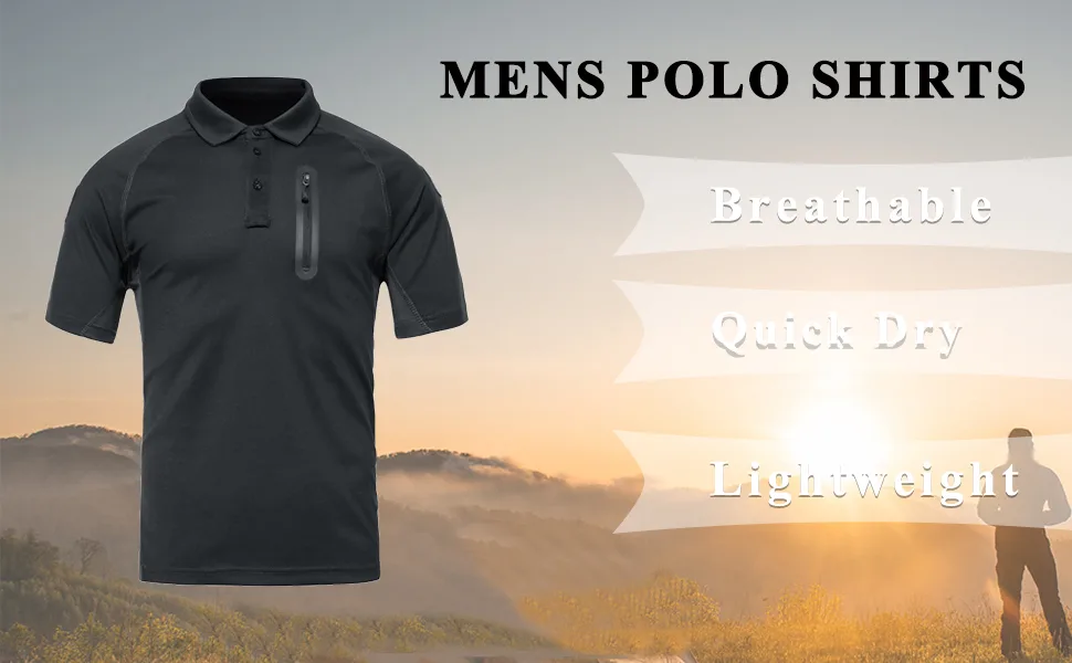 CRYSULLY Men's Short Sleeve Shirt Cargo Tactical Military Pullover Outdoor T-Shirt Army Combat Polo Shirts XX-Large Grey - product information 2
