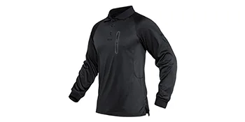 CRYSULLY Men's Short Sleeve Shirt Cargo Tactical Military Pullover Outdoor T-Shirt Army Combat Polo Shirts XX-Large Grey - product information 4