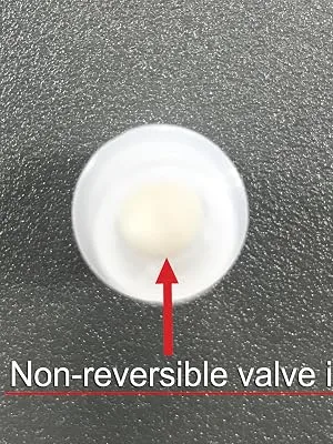 AlcoMate Individually-Wrapped Breathalyzer Mouthpieces | One-Way Flow Technology | Genuine AlcoMate Mouthpieces (100) - Non-revversible valve
