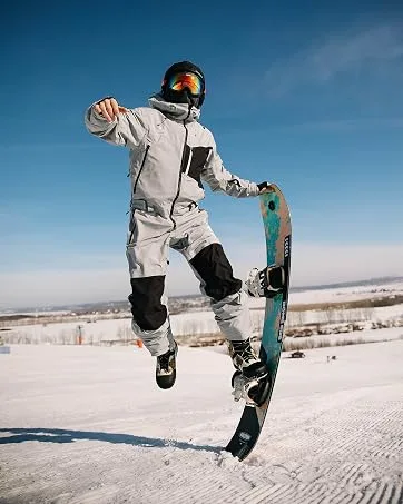 BenBoy Mens Snow Bibs Ski Pants Softshell Waterproof Insulated Ripstop Snowboarding Overalls Winter Large Classic Darkblack - snowboard