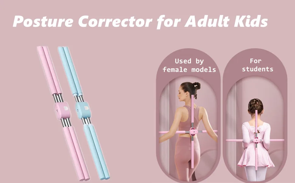 Yoga Sticks for Open Shoulder Training,Standing Posture Corrector Training Sticks,Retractable Design Flexibility Stretching Sticks for Adult and Child Blue - product information 1