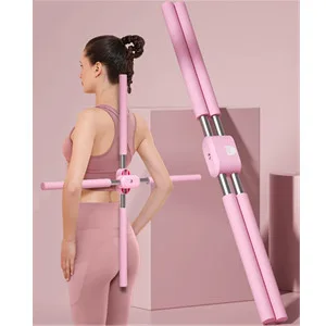 Yoga Sticks for Open Shoulder Training,Standing Posture Corrector Training Sticks,Retractable Design Flexibility Stretching Sticks for Adult and Child Blue - product information 2
