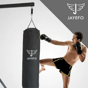 Jayefo Boxing Training Heavy Duty Bag Spring for Hanging Boxing Punching Bags - Up to 210 Pounds - Black - Jayefo hanging spring for punching bag