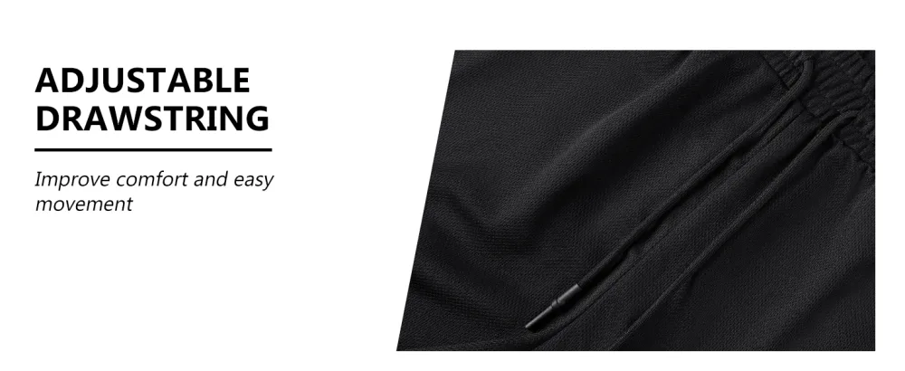 JWJ Men's 2 in 1 Workout Running Shorts 7 Inch Lightweight Athletic Gym Shorts with Compression Liner Large Black - mens active shorts