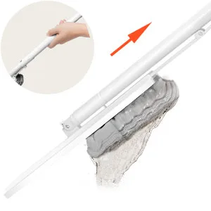 Midyb Sponge Mop, Self Squeeze Sponge Mops with Telescopic Handle & 2 PVA Absorption Head, Flat Floor Mops for Home Commercial Use, Cleaning Tile Floor Bathroom Garage - product information 22