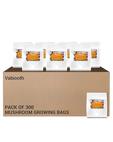 Vabiooth Rounded Edge Microscope Slides Kit, 50 Pcs Pre-Cleaned Blank Microscope Slides and 100 Pcs 22x22mm Square Coverslips Cover Glass for Monocular Binocular Trinocular Microscopes Blank Slides/150 Pcs - Mushroom Growing Bags