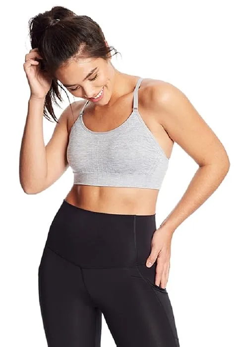 C9 Champion Women's Medium Support Seamless Racerback Bra Large Ebony - product information 4