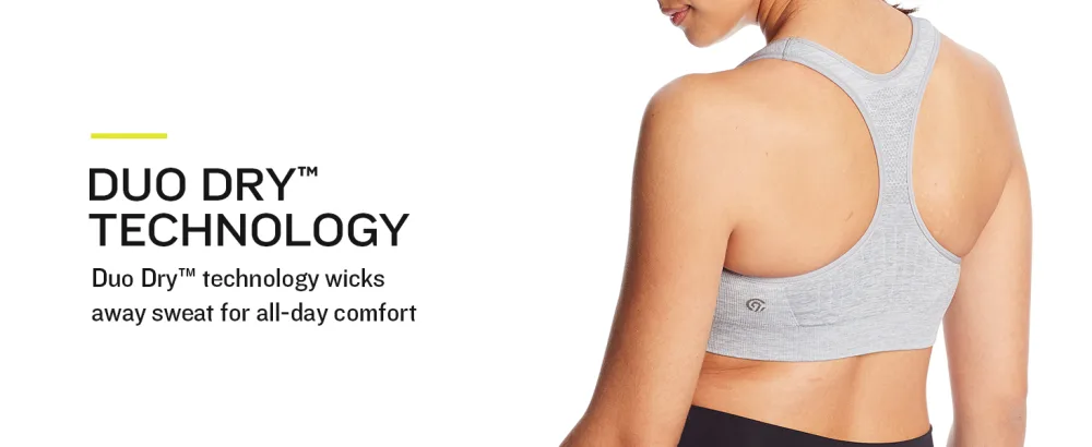 C9 Champion Women's Medium Support Seamless Racerback Bra Large Ebony - tech