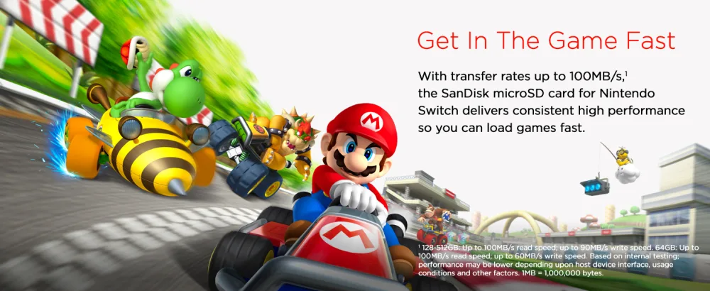 SanDisk 512GB microSDXC-Card, Licensed for Nintendo -Switch - SDSQXAO-512G-GNCZN Animal Crossing Leaf 512GB - product information 6