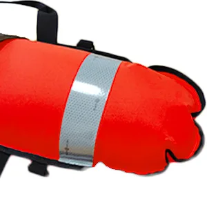 JZLiner Spearfishing Float Dive Surface Marker Buoy Scuba Flag Diver Down Flag Gear for Diving Orange - 300-1