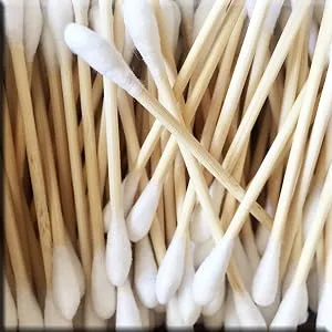 6" Long Cotton Swabs 400pcs for Makeup, Gun Cleaning or Pets Care 6 Inch (Round Tips 400) - product information 8